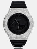 Iced Out Mosaic Setting Moissanite Bezel For GA-2100 Watch