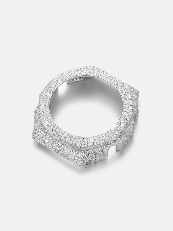 Iced Out Mosaic Setting Moissanite Bezel For GA-2100 Watch