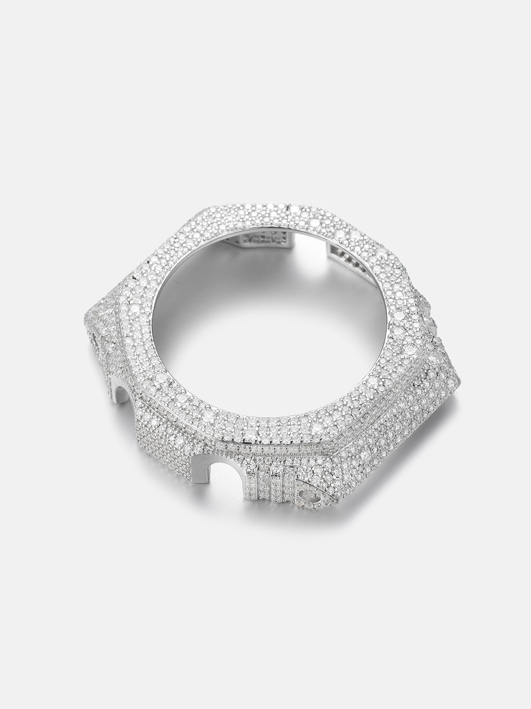 Iced Out Mosaic Setting Moissanite Bezel For GA-2100 Watch