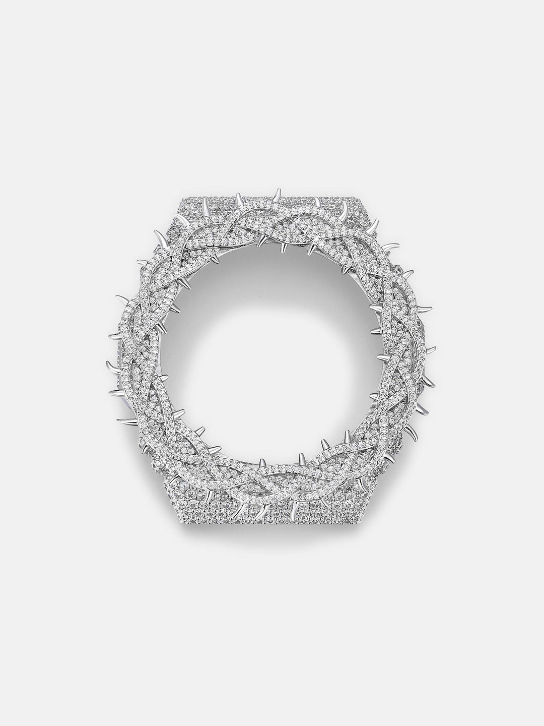 Iced Out Thorns Moissanite Bezel For GA-2100 Watch