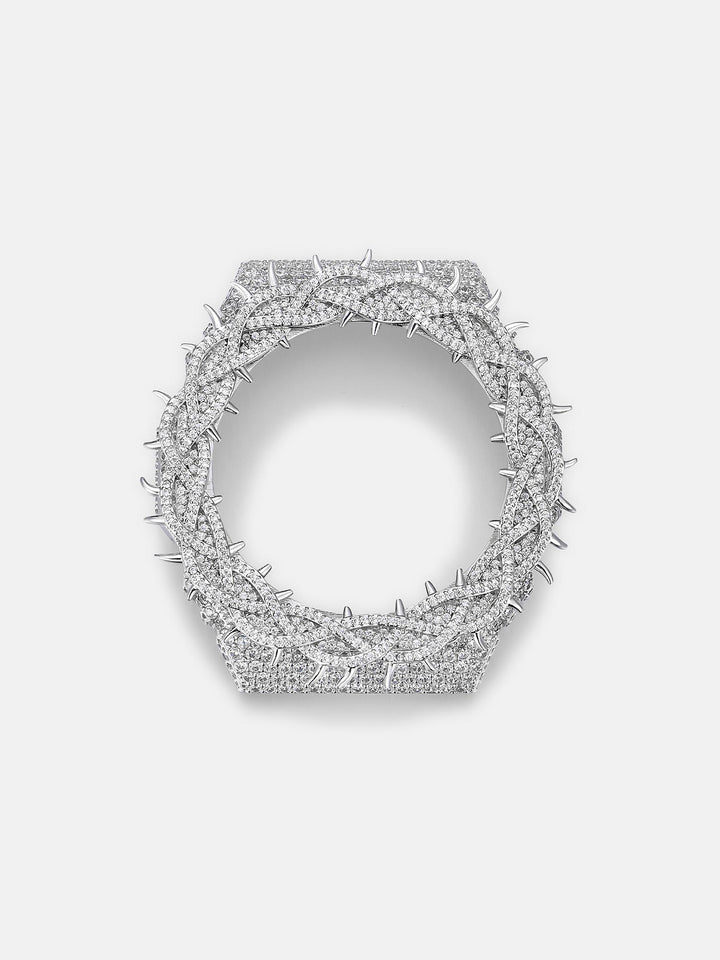 Iced Out Thorns Moissanite Bezel For GA-2100 Watch
