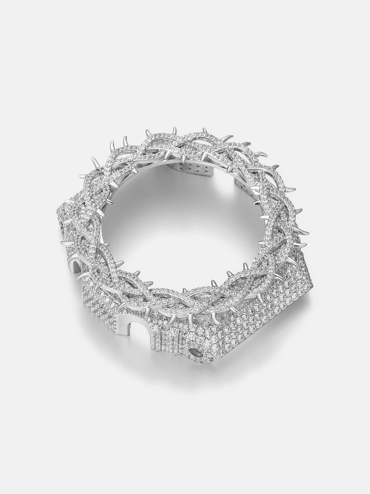 Iced Out Thorns Moissanite Bezel For GA-2100 Watch