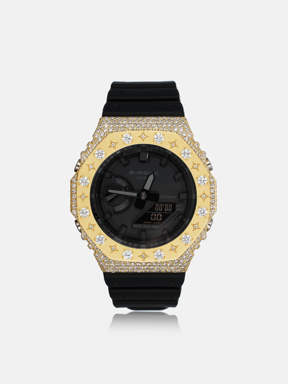 Iced Star Moissanite Case For GA-2100 Watch