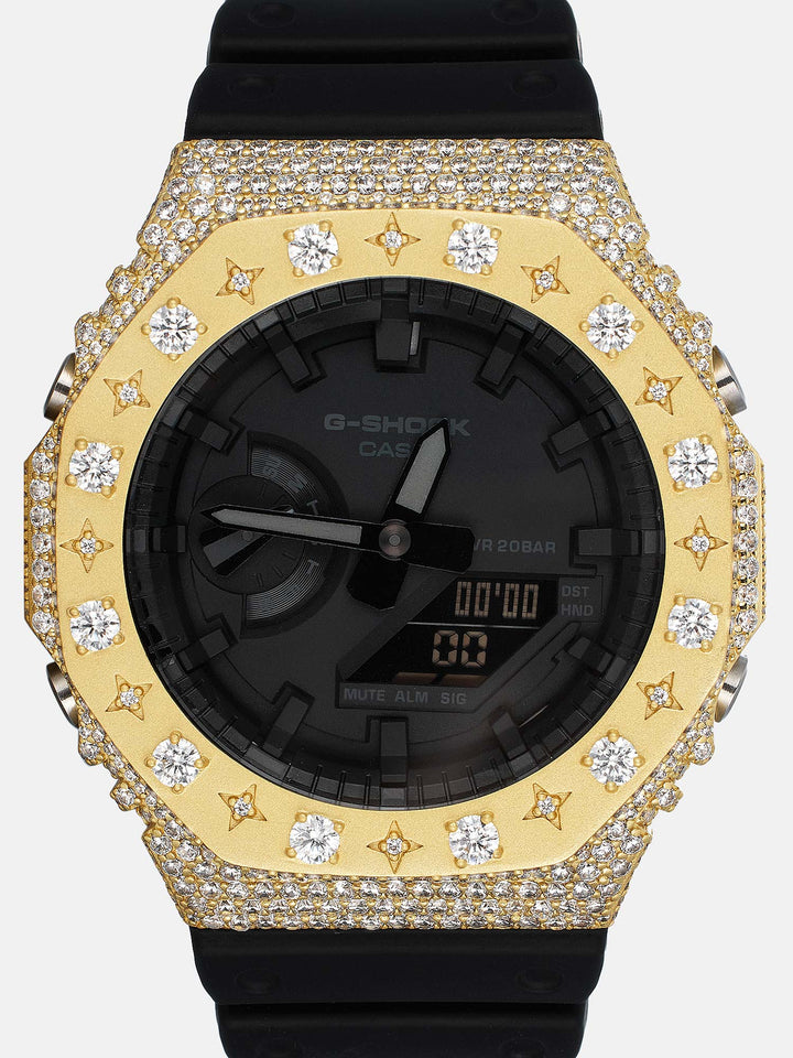 Iced Star Moissanite Case For GA-2100 Watch