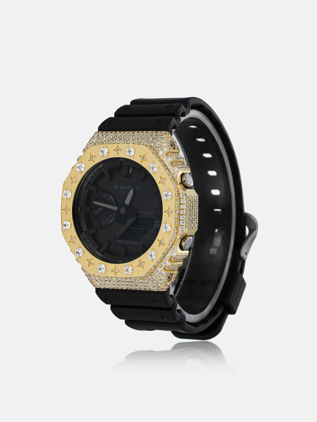 Iced Star Moissanite Case For GA-2100 Watch