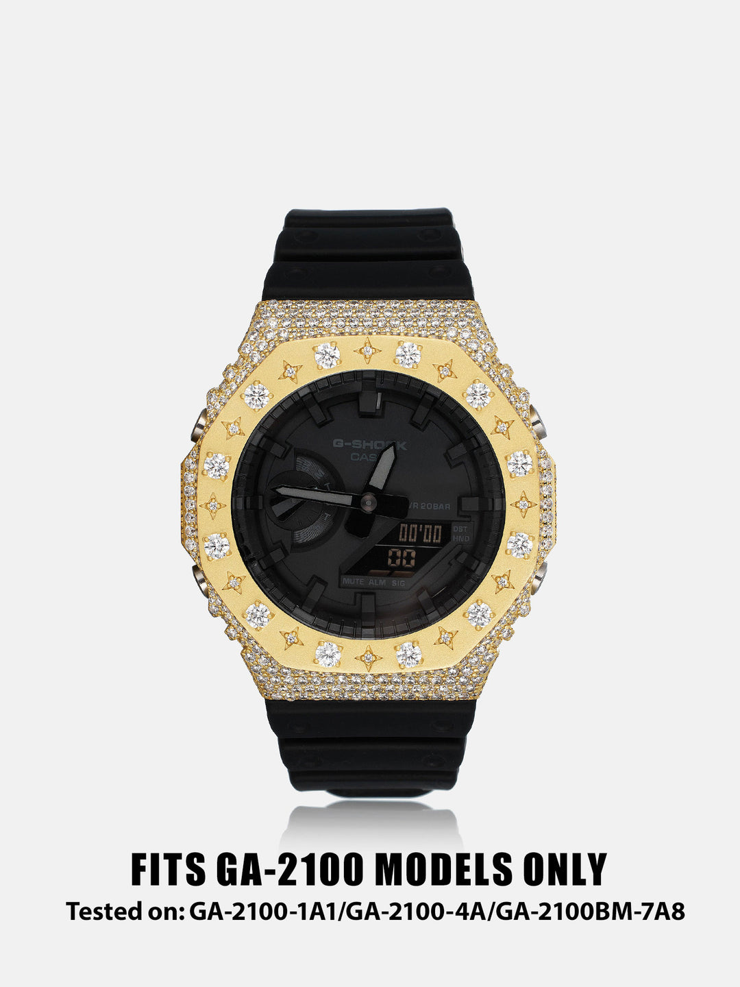 Iced Star Moissanite Case For GA-2100 Watch