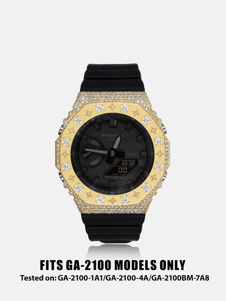 Iced Star Moissanite Case For GA-2100 Watch