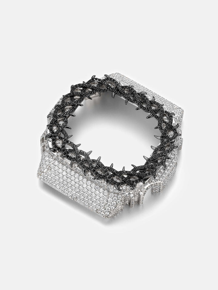 Iced Two-Tone Thorns Moissanite Bezel For GW-M5610U-1B Watch