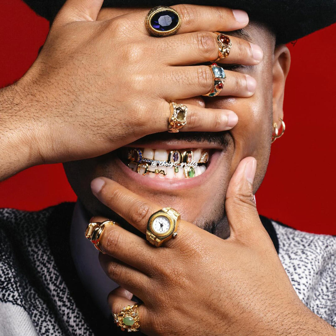 "Iced Bridge" Textured Custom Grillz