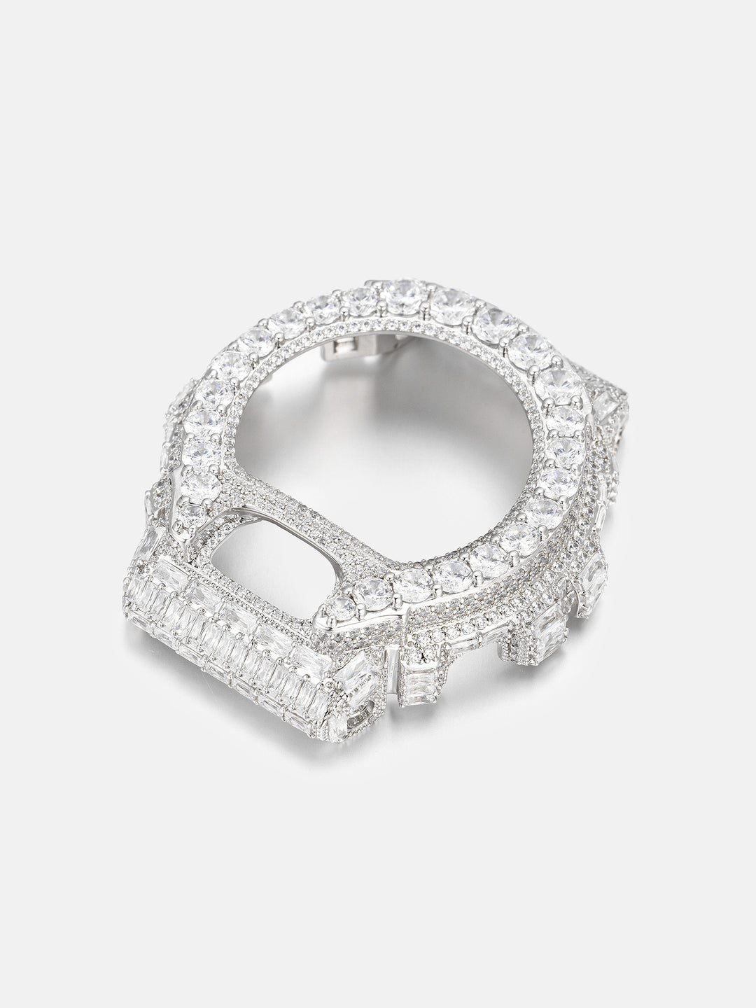 Iced Out Round & Baguette Moissanite Bezel For GM-6900G-9 Watch - ICEGIANT