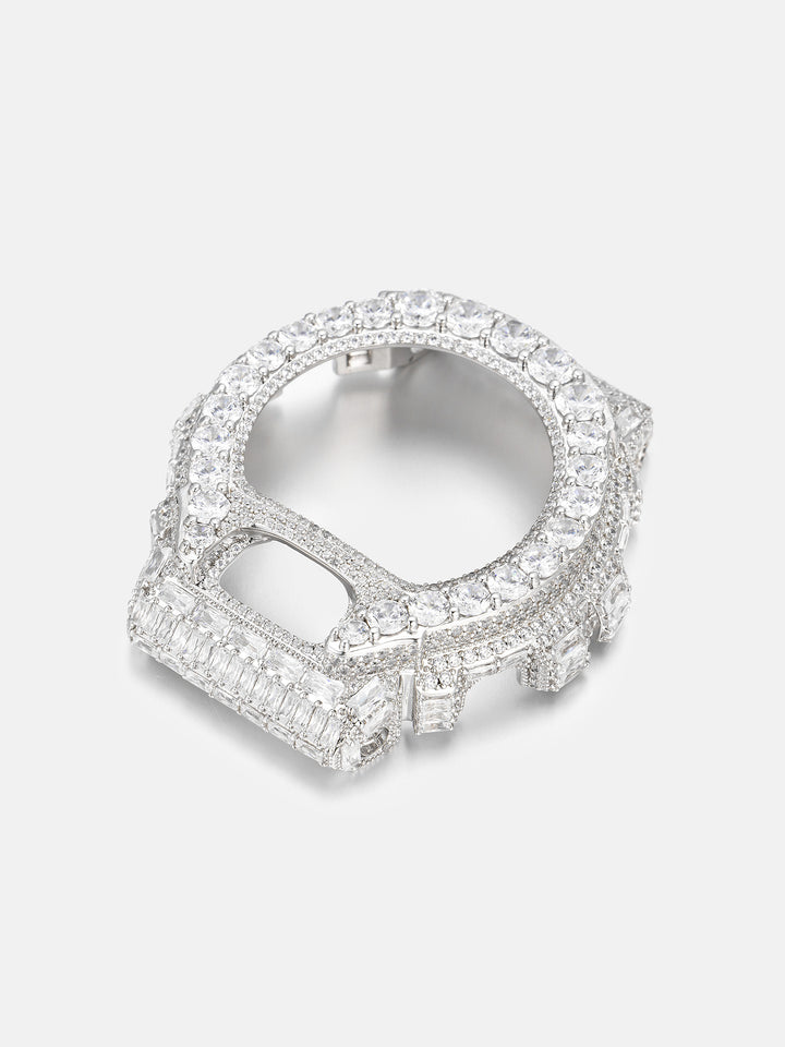 Iced Out Round & Baguette Moissanite Bezel For GM-6900G-9 Watch - ICEGIANT