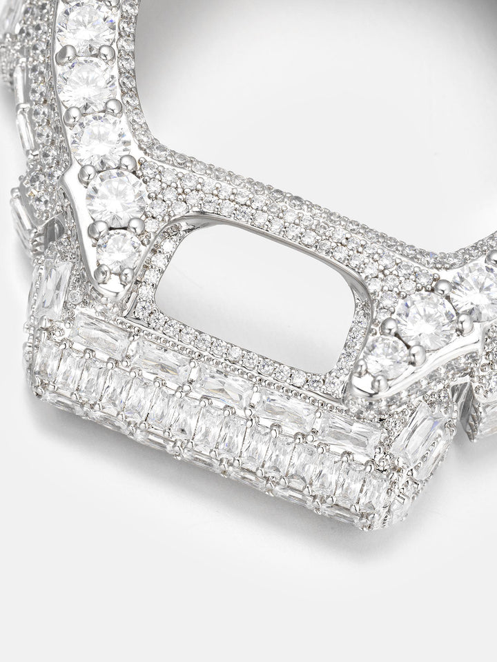 Iced Out Round & Baguette Moissanite Bezel For GM-6900G-9 Watch - ICEGIANT