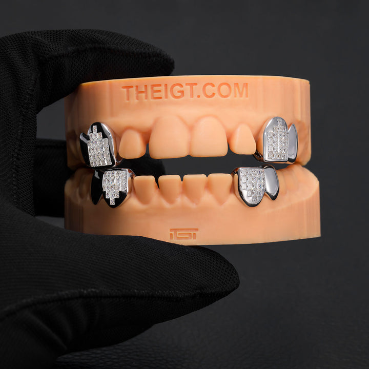 Invisible Set Princess Cut Canine Grillz