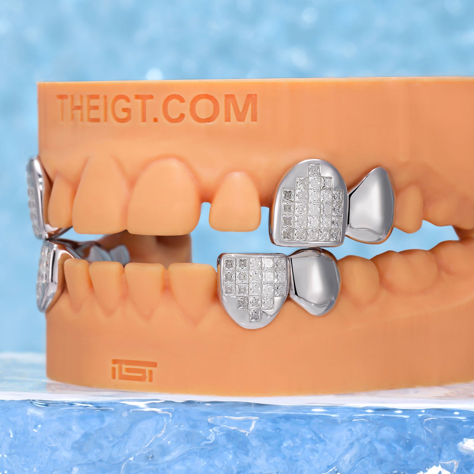 Invisible Set Princess Cut Canine Grillz