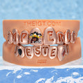 Jester Red Gem Black Heart Cutout Grillz