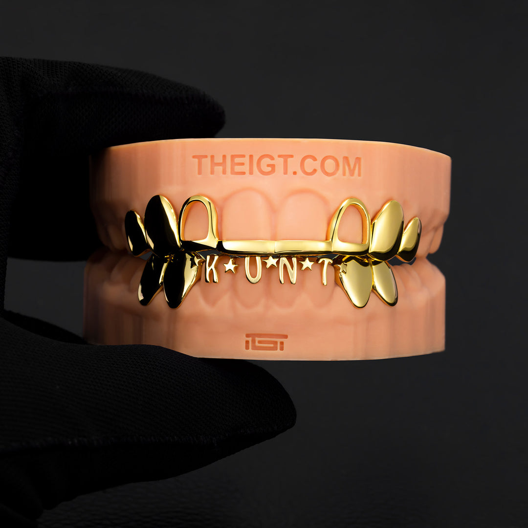 KUNT Star Gold Grillz