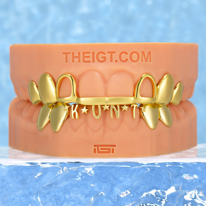 KUNT Star Gold Grillz