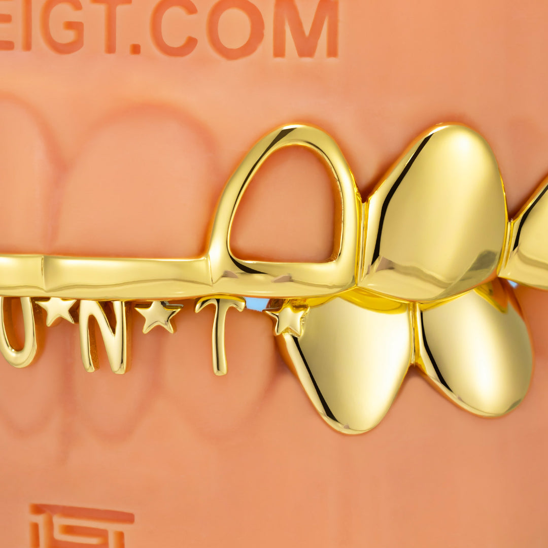 KUNT Star Gold Grillz