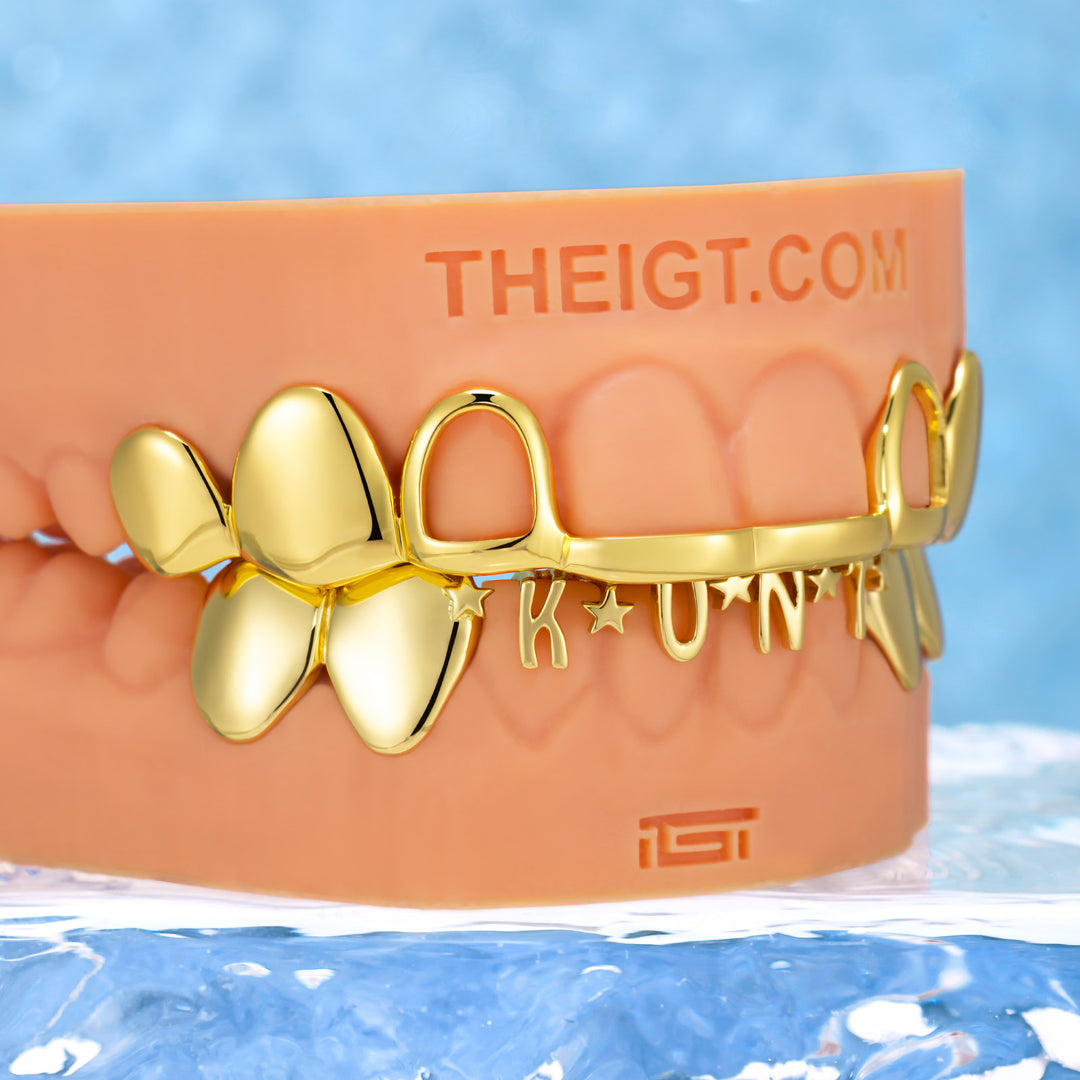 KUNT Star Gold Grillz
