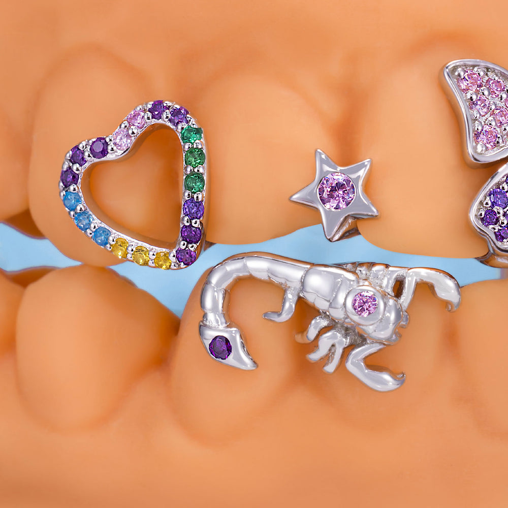 Lavender Celestial Scorpion Grillz