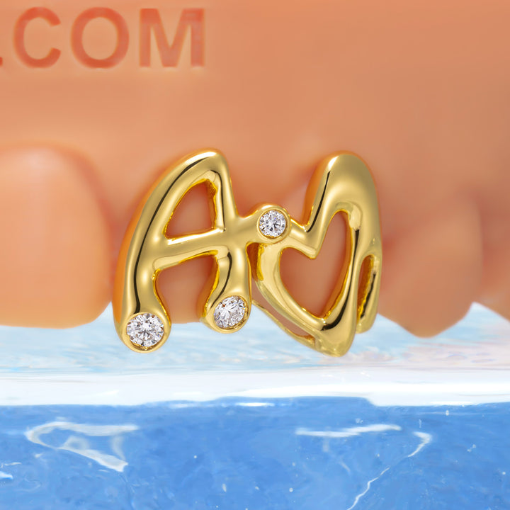 Liquid "Heart & Letter" Custom Set