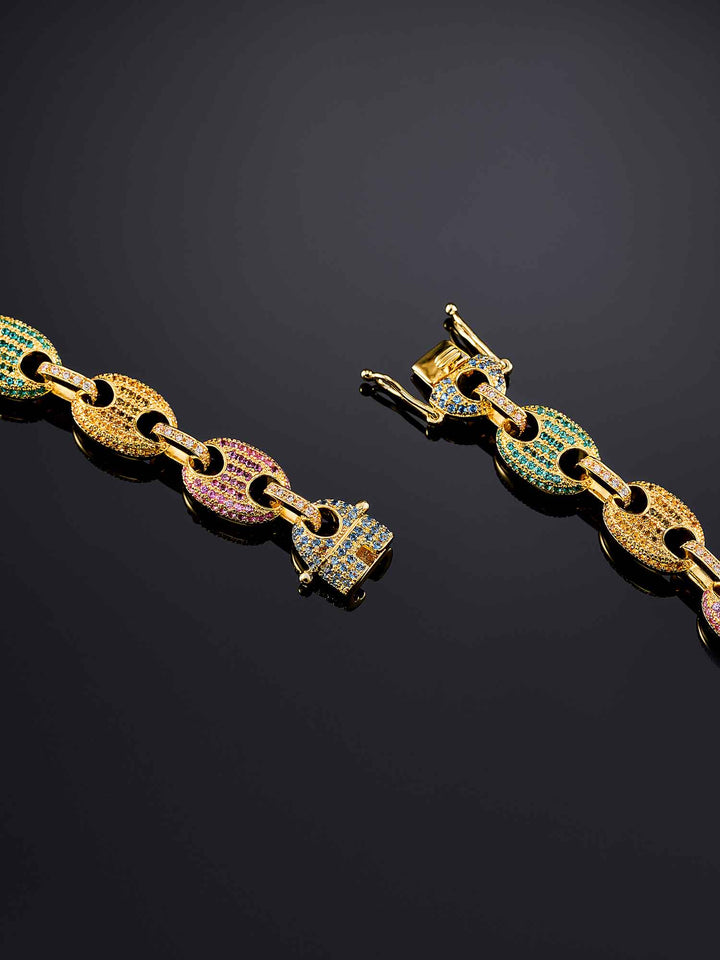 10mm G-Link Bracelet in Multi-color