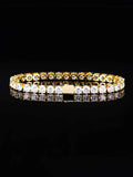 5mm Round Tennis Bracelet in Yellow Gold
