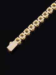 5mm Round Tennis Bracelet in Yellow Gold