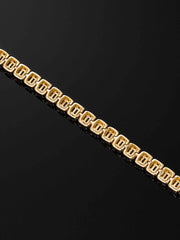 6mm Baguette Tennis Bracelet in Yellow Gold