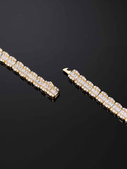6mm Baguette Tennis Bracelet in Yellow Gold