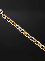 10mm H-Link Bracelet in Yellow Gold