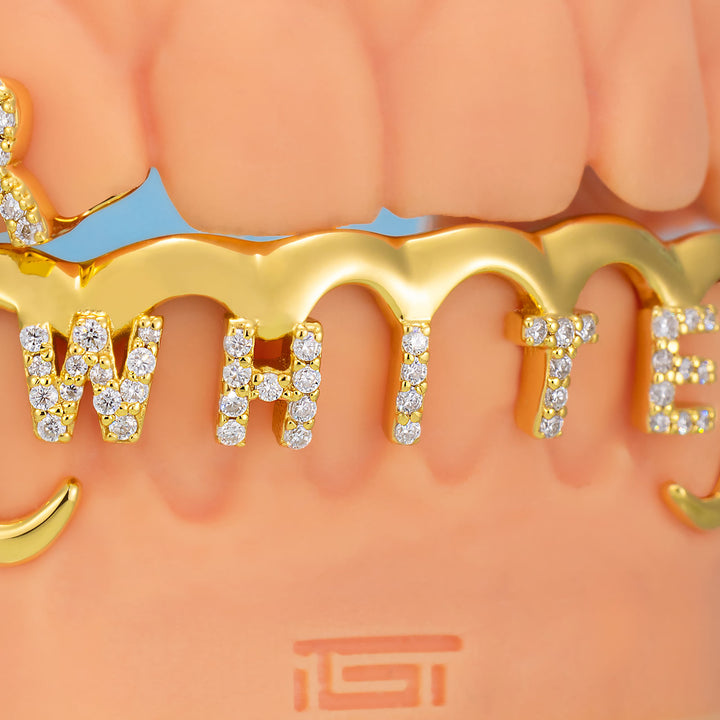 MR.MRS Moissanite Letter Grillz