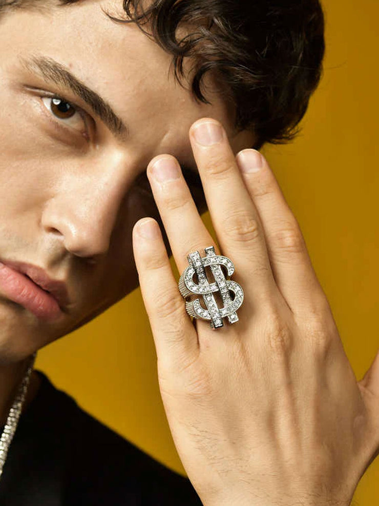 Iced Dollar Ring