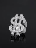 Iced Dollar Ring