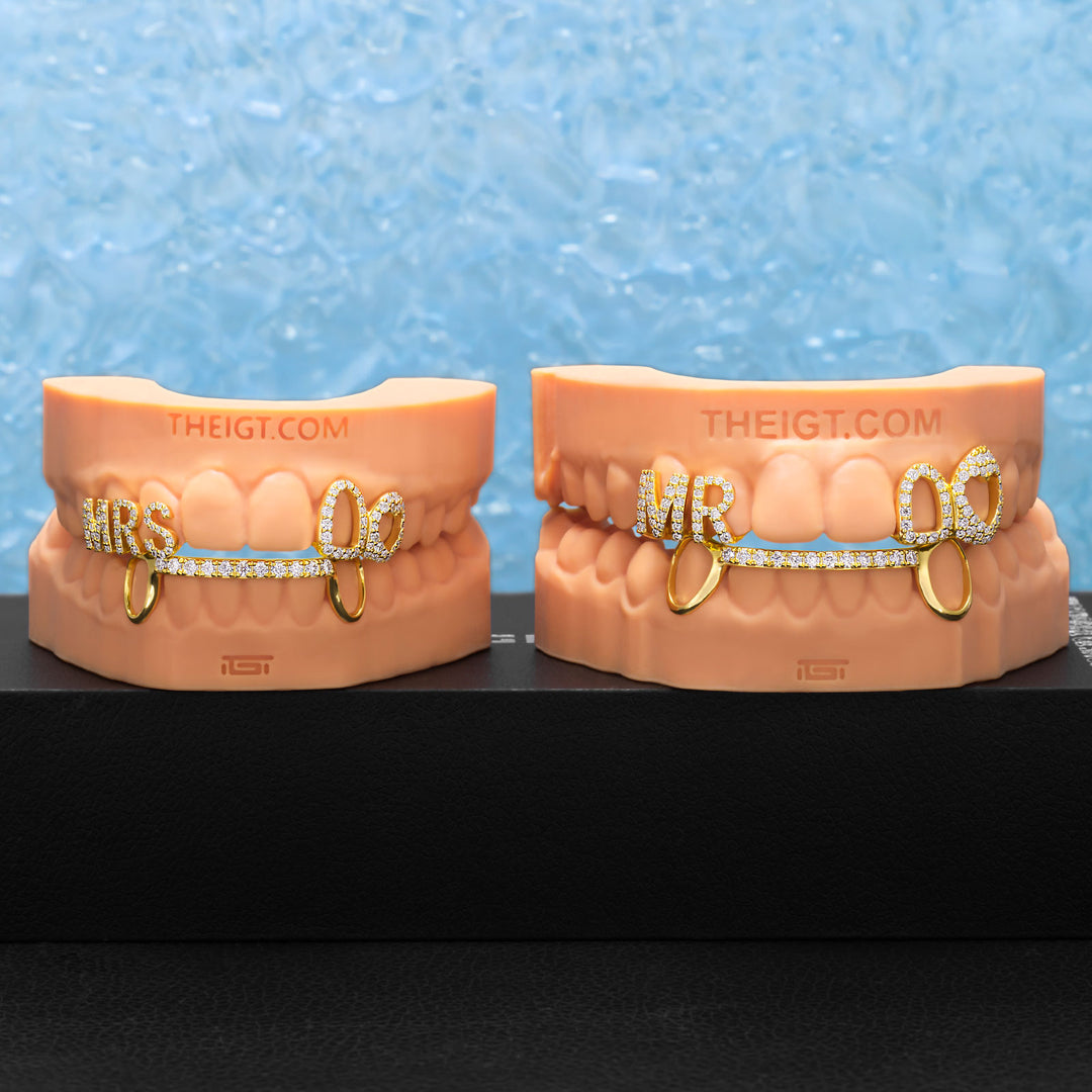 MR & MRS Open Face Grillz