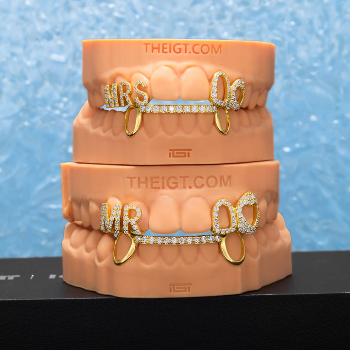 MR & MRS Open Face Grillz