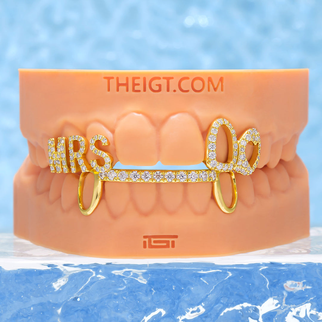 MR & MRS Open Face Grillz