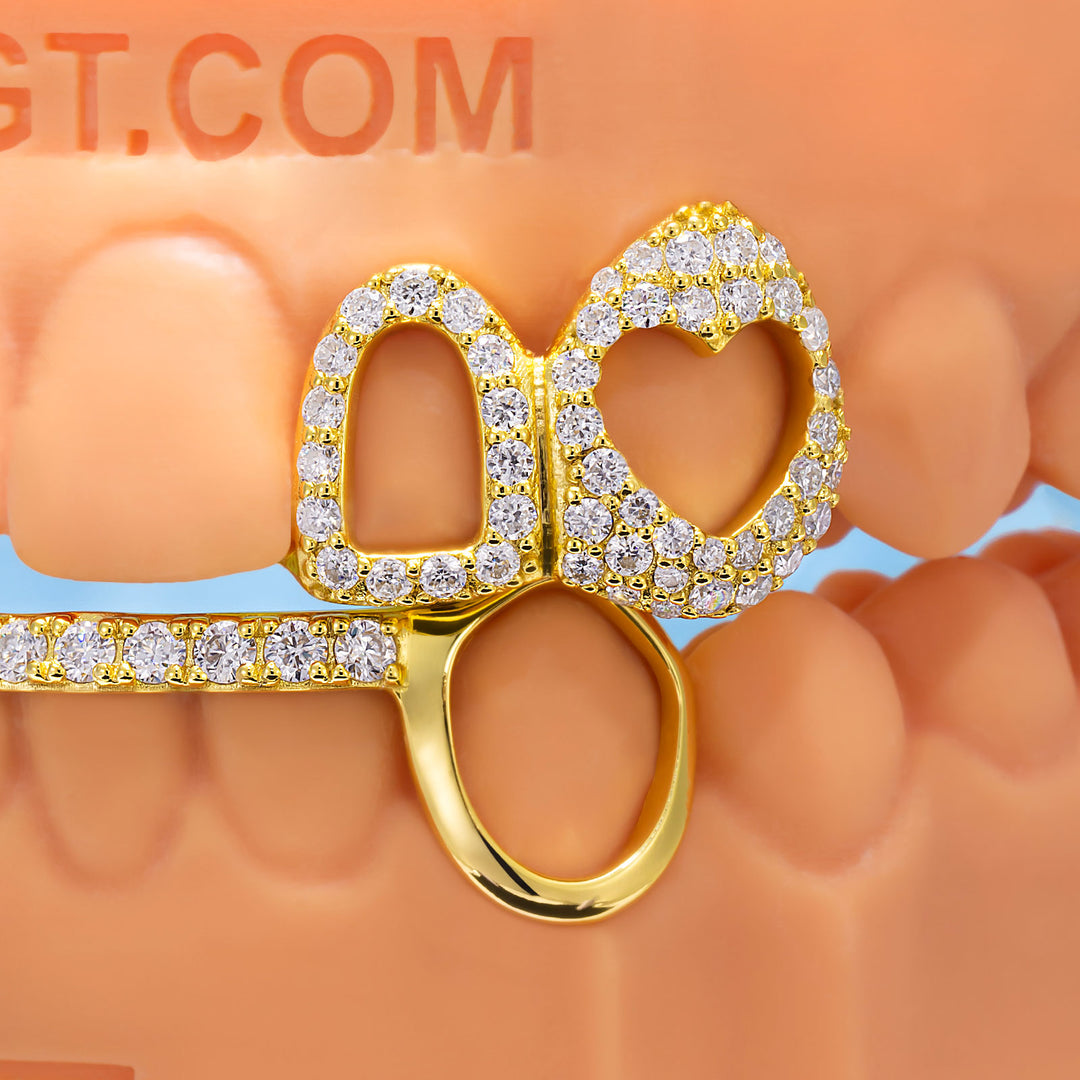 MR & MRS Open Face Grillz