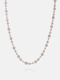 Moissanite Two Tone Iced Ball Chain Or Bracelet