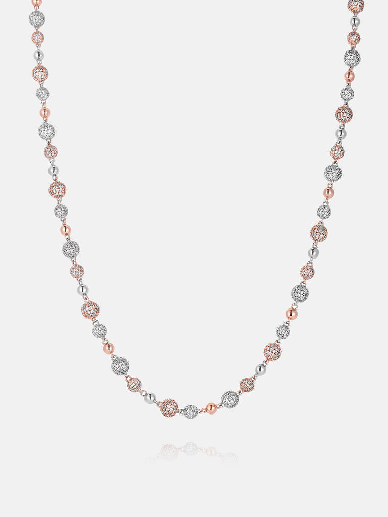 Made To Order Moissanite Iced Ball Chain Or Bracelet