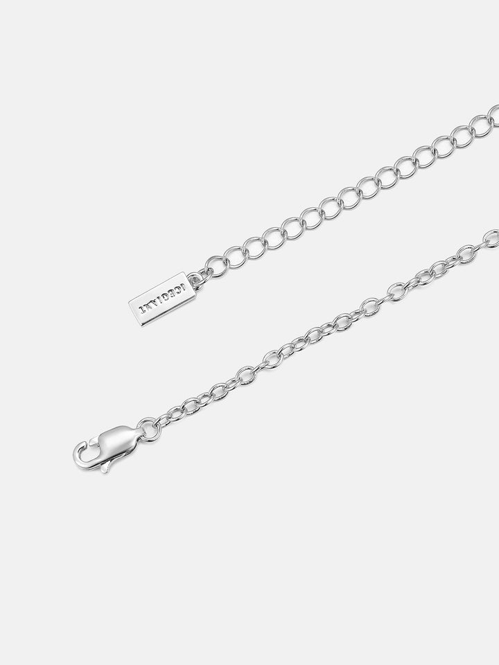 Marquise Moissanite Floral Cross Pendant