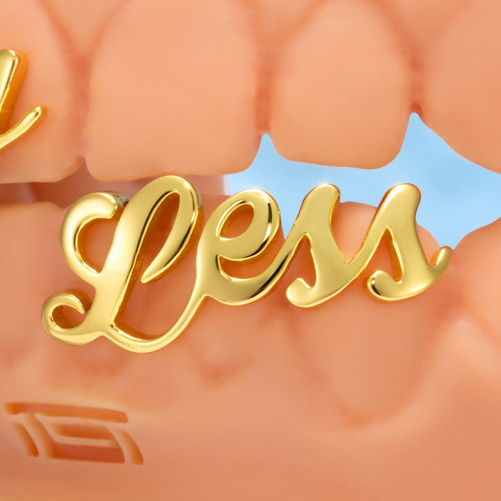 Matching Gold Letter Grillz 'Say Yess’