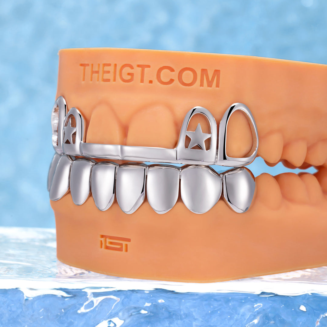 Mirrored Stars Grillz