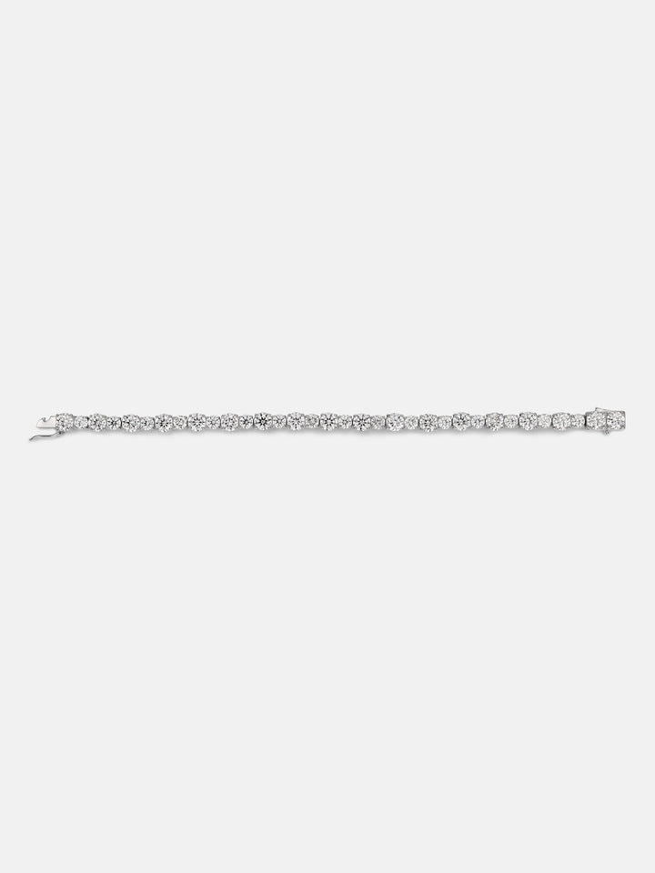 Mixed Size 6.5MM & 5MM Moissanite Tennis Bracelet