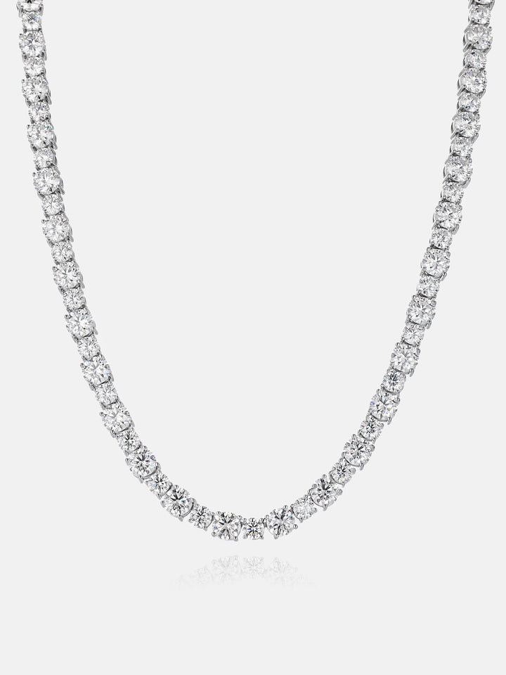 Mixed Size 6.5MM & 5MM Moissanite Tennis Chain