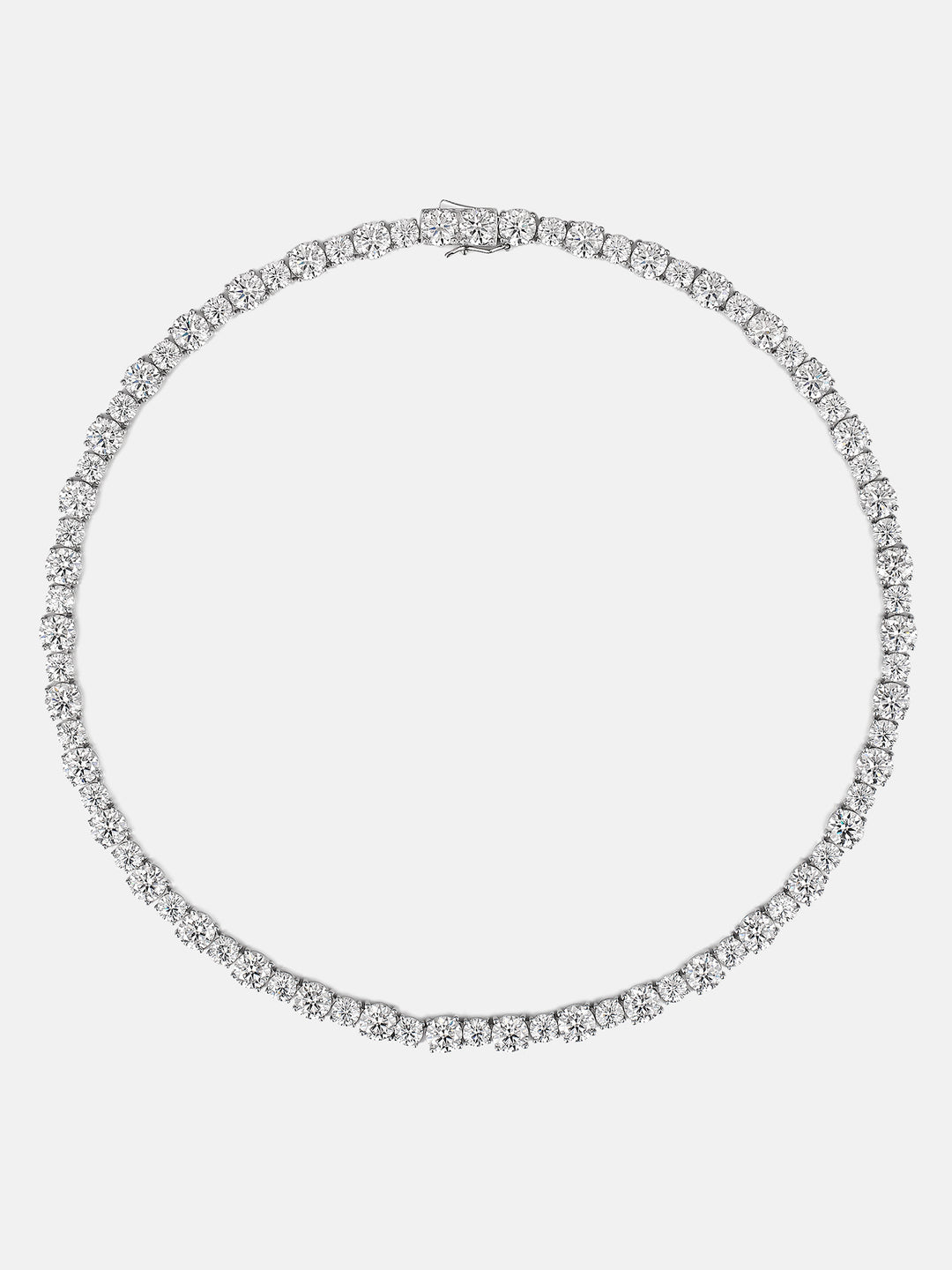 Mixed Size 6.5MM & 5MM Moissanite Tennis Chain