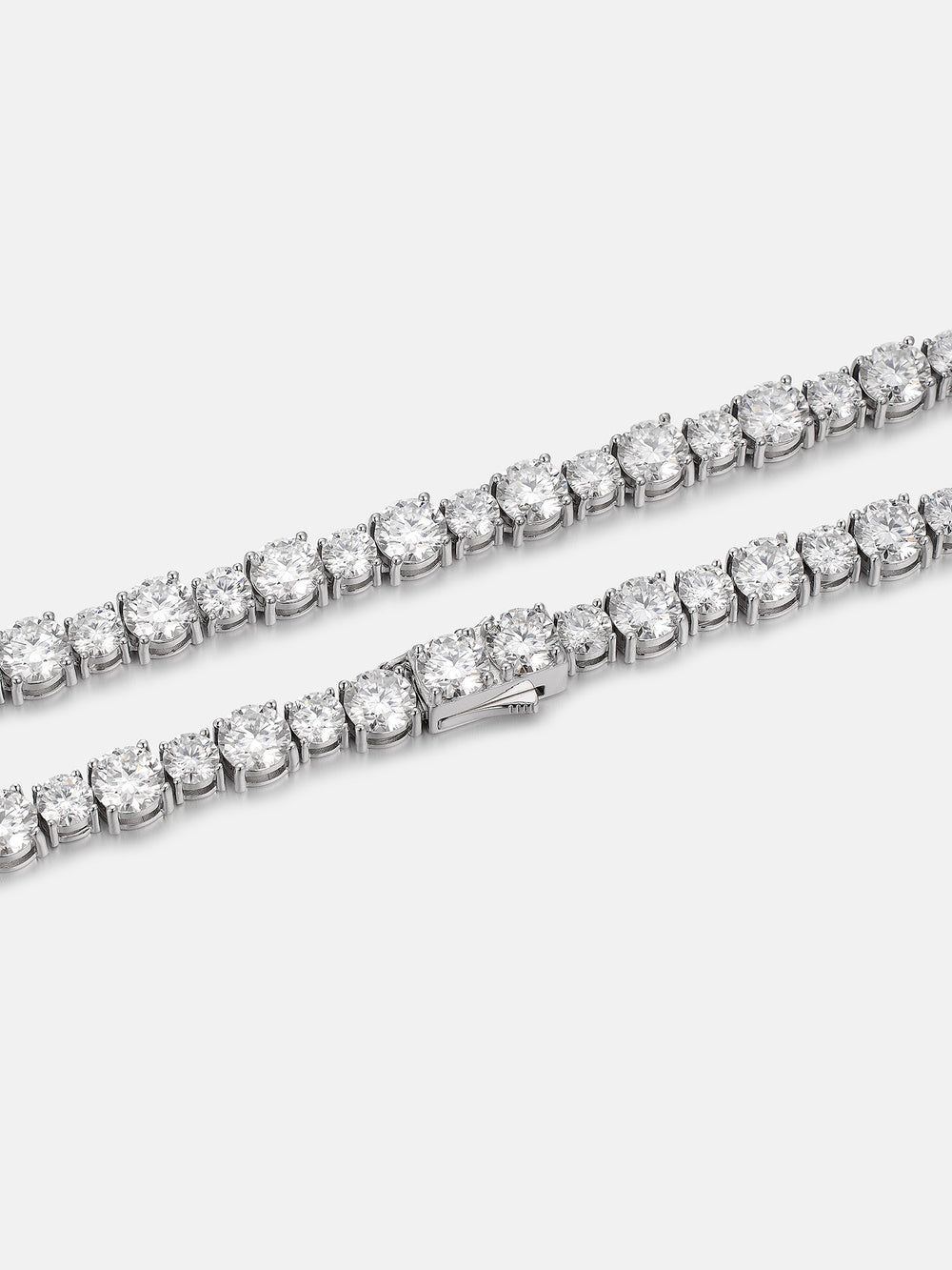 Mixed Size 6.5MM & 5MM Moissanite Tennis Chain