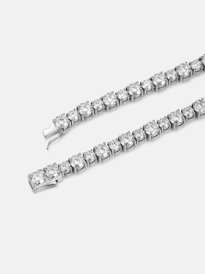 Mixed Size 6.5MM & 5MM Moissanite Tennis Chain