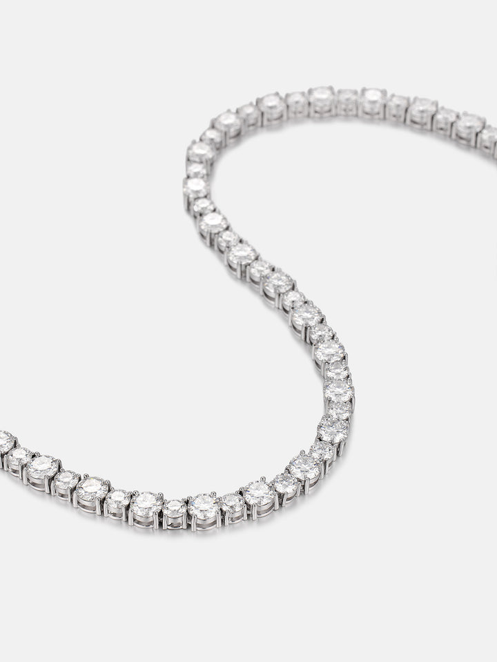 Mixed Size 6.5MM & 5MM Moissanite Tennis Chain