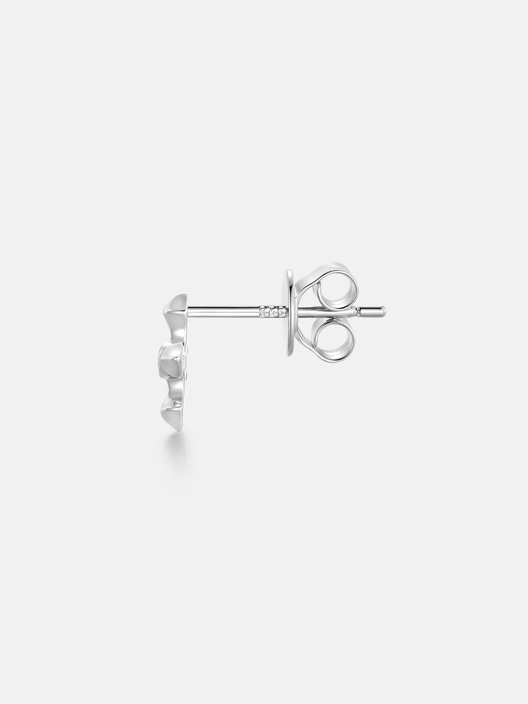 Moissanite Mirco Arrow Cross Stud Earrings